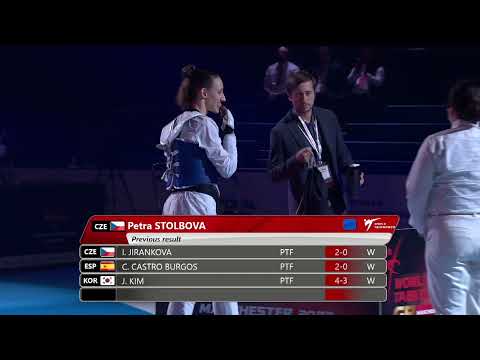 230 SF W-67kg 🔵 STOLBOVA Petra CZE vs 🔴 PERISIC Aleksandra SRB I Manchester 2022 World Taekwondo GP