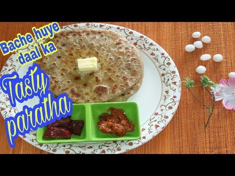 Dal ka Paratha | Stuffed Paratha Recipe|Breakfast Recipe| Kids Tiffin Recipes |Leftover Dal Recipes Video