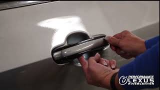 How to unlock 2022 NX door handle with dead car battery
