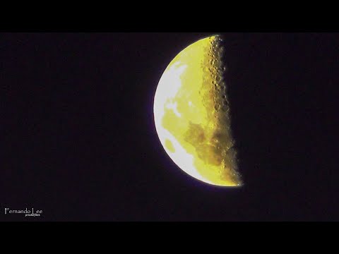 Lua no Super Zoom #astronomia