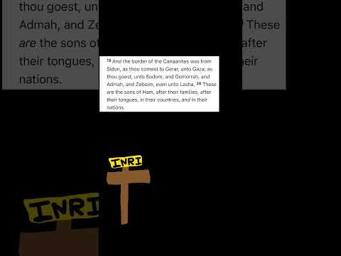 Genesis 10:19-20 (AKJV)