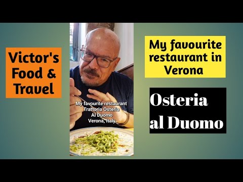 Meu restaurante favorito em Verona: Osteria al Duomo
