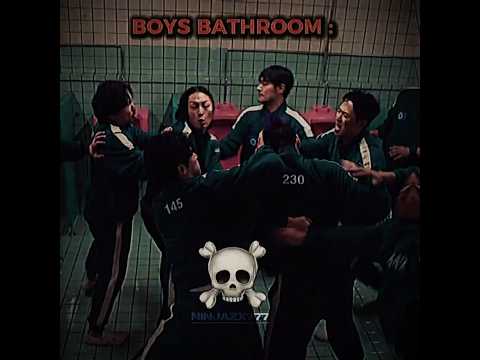 Girls Bathroom VS Boys Bathroom [Squid Game Skull Edit] - NinjaZX777