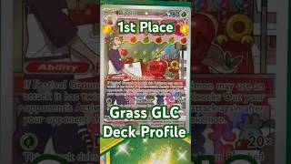 1ST PLACE GRASS GLC DECK PROFILE 🥇Pokémon TCG 🍃 #pokemon #glc #playpokemon