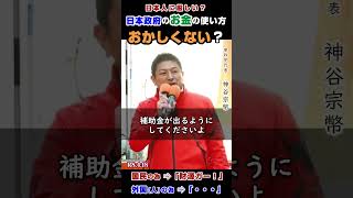 国民に厳しい？お金の使い方 / 参政党：神谷宗幣