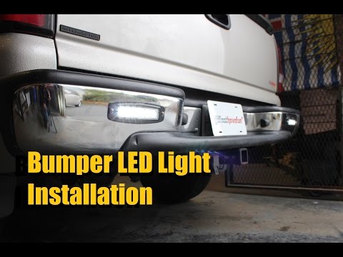 Heise Bumper L.E.D. Reverse/ Auxiliary Light  installation | AnthonyJ350