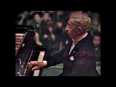 Arthur Rubinstein Live Recital Warsaw 1966. AI Colorize, 1080p 60fps.