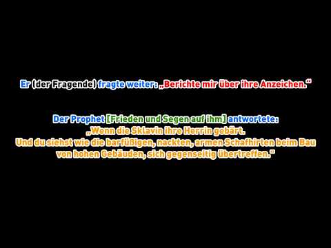 Hadith Nr.2 Islam; Iman; die Stunde und ihre Anzeichen ["Die 40 Hadithe-Imam Nawawi"] #Muslimbasics