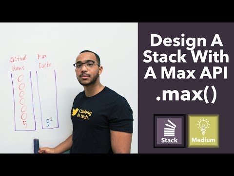 Implement A Max Stack - A Stack With A .max() API (Similar To "Min Stack" on LeetCode)