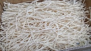 Домашняя рисовая лапша из домашней муки