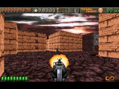 Playing custom level on Rise of the Triad, player Taradino, E2A8 -- The Secret