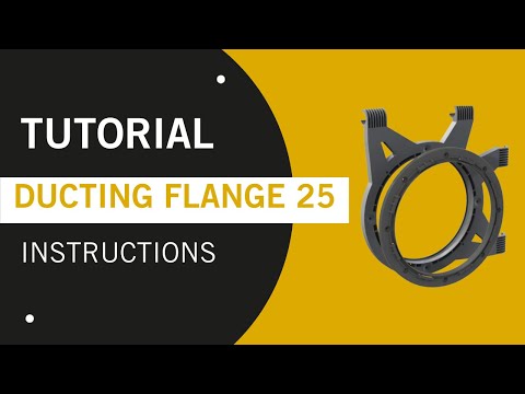 Ducting Flange Kit for 16 mm Poles