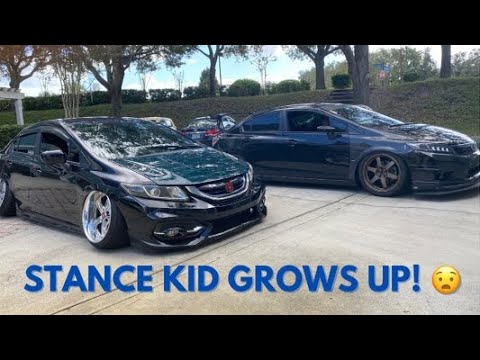 FROM STANCE CAR TO RACE CAR?! (This thing is fast) 😱 #stancecar #racecar #hondacivicsi #fb6