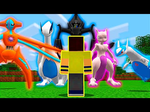 NÃO ESCOLHA O LENDÁRIO TIPO PSÍQUICO ERRADO NO MINECRAFT (Pokémon)