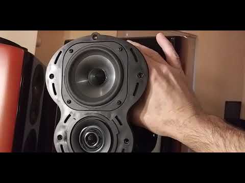 Polk Audio LSIM 703 Bookshelf speakers- A complete POPPING THE HOOD a closer look of whats inside!!