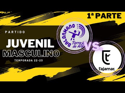 PARTIDO JUVENIL MASCULINO. BALONMANO TORREJÓN VS. TAJAMAR. TEMPORADA 22/23 (PARTE 1)