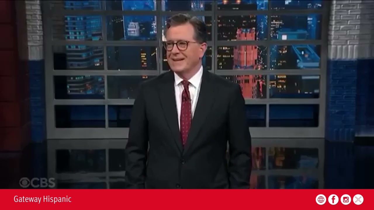 Stephen Colbert's opening monologue about Epstein files