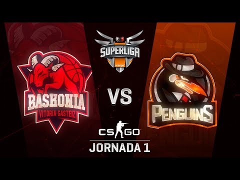 THUNDERX3 BASKONIA VS PENGUINS - MAPA 1 - SUPERLIGA ORANGE - #SUPERLIGAORANGECSGO