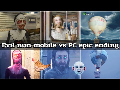 Evil Nun mobile vs PC epic escape ending