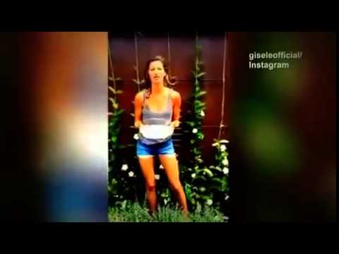 Gisele Bundchen ALS Ice Bucket Challenge   Gisele Bundchen Does The ALS Ice Bucket Challenge