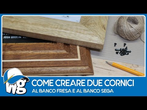 Come creare due cornici in legno - Falegnameria