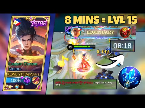 8 MINS MAX LEVEL || BUY THIS SECRET ITEM ON NATAN 🔥 || TOP GLOBAL NATAN BEST BUILD 2022 || MLBB