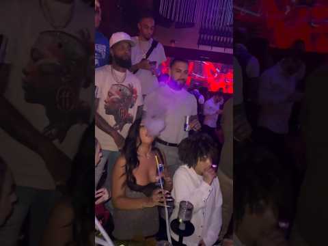 4 hookahs at a vip table is a new record 💨 #miamivip #miamiclubs #miaminightlife