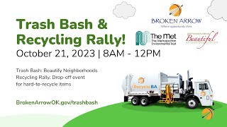 Trash Bash & Recycling Rally - October 21, 2023