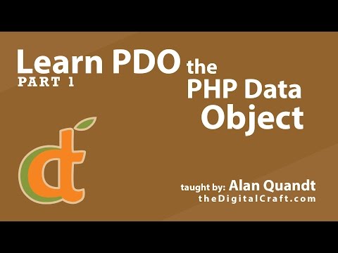 Learn PDO The PHP Data Object - Part 1