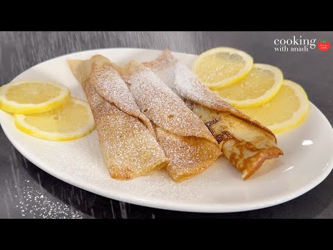 Lemon Crepes with Mascarpone Filling: Gluten-Free Delight