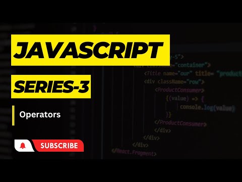 Javascript Series 3 Operators In Javascript