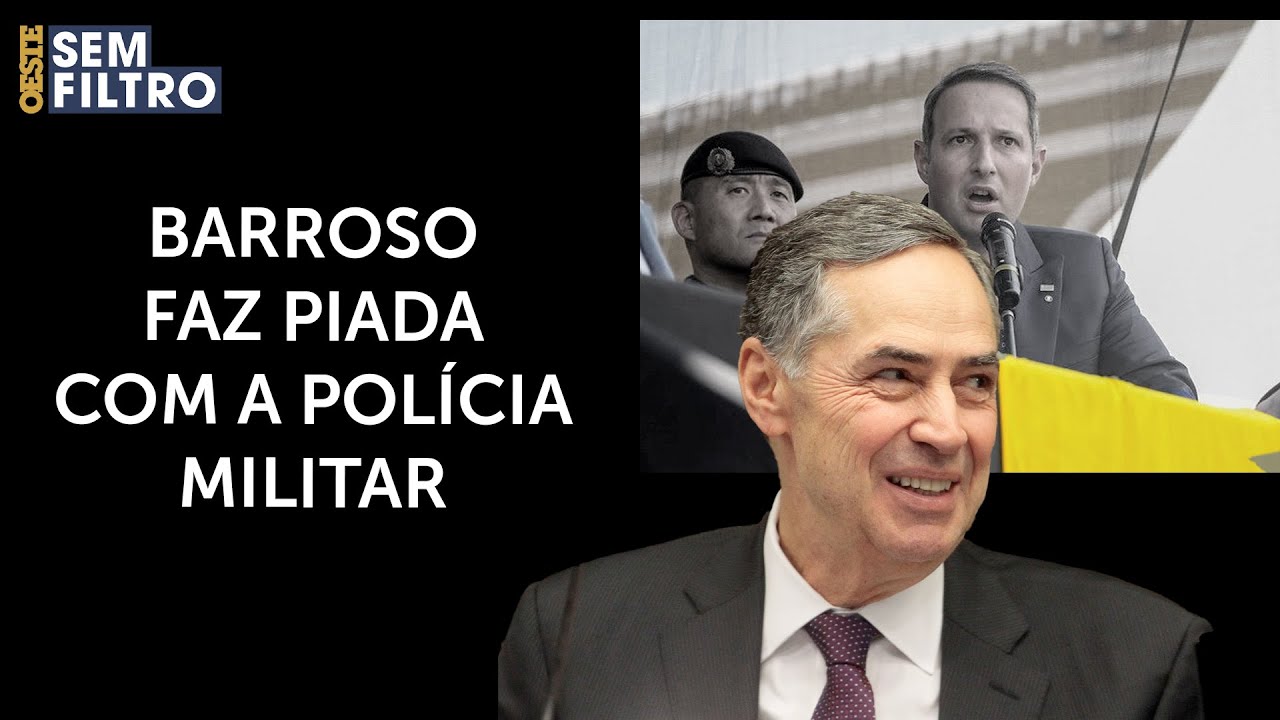 Barroso ironiza Polícia Militar de São Paulo e Derrite rebate: 'Organização séria'