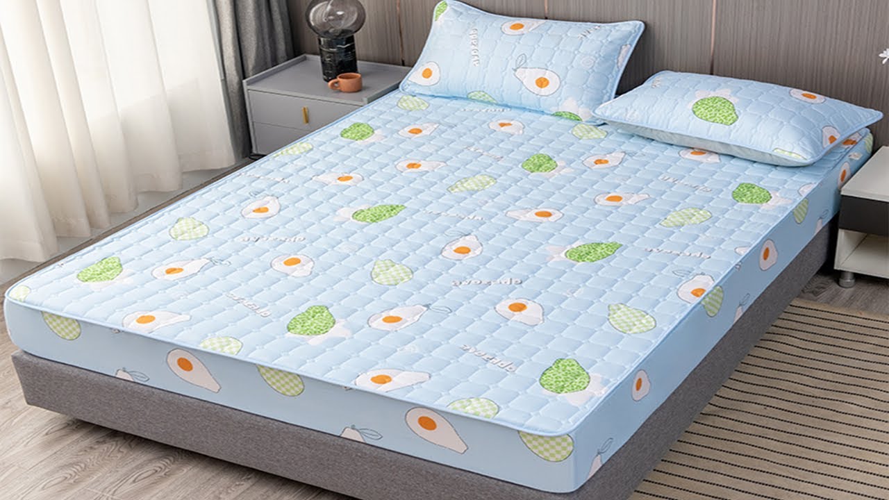 brooklyn bedding mattress protector queen size bamboo cooling noiseless quilted fitted mattress pad