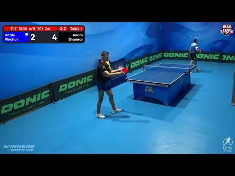 23:30 Vitalii Pinchuk 2 - 3  Andrii Shamrai West 5 WIN CUP 21.10.2022 | TABLE TENNIS WINCUP