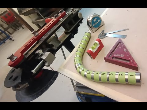 Tube Bending 101: Making a radius gauge to calculate a bend - Perfect bends Every time !