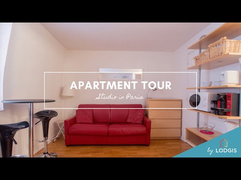 Apartment Tour // Furnished  17m2 in Paris – Ref : 1118757