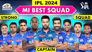 TATA IPL 2024 | Mumbai Indians Final Squad | MI Final Players List for IPL 2024