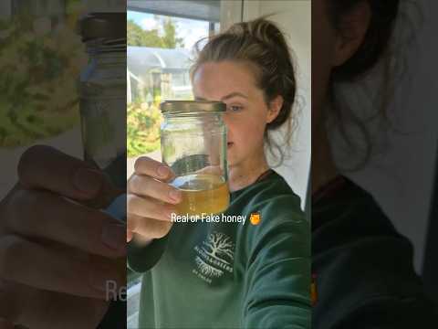 Real honey test 🍯