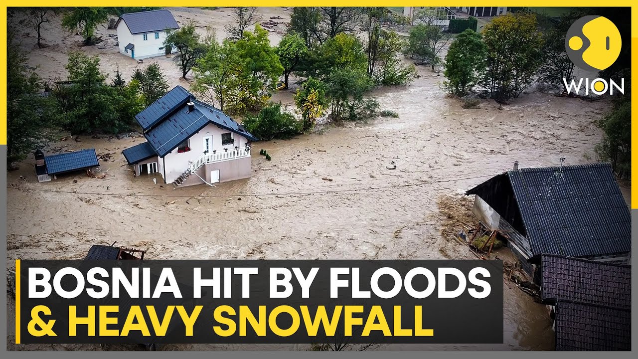 Bosnia Floods & Snowfall: Bulgaria Issues Warning On Difficult Road Conditions In Bosnia | WION