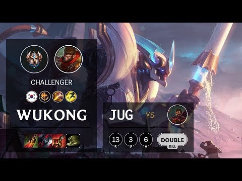Wukong Jungle vs Graves - KR Challenger Patch 10.8