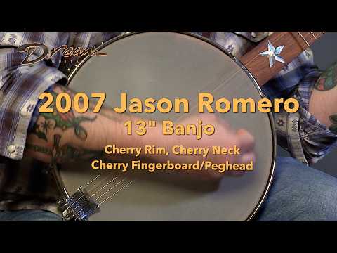 2007 Romero 13″ Openback Banjo, Cherry/Renaissance image 15