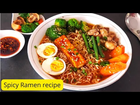 Easy spicy ramen recipe with instant noodles | how to make ramen noodles better with spices
