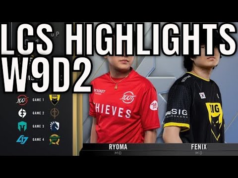 LCS Highlights ALL GAMES Week 9 Day 2 Summer 2020 League Championship Series