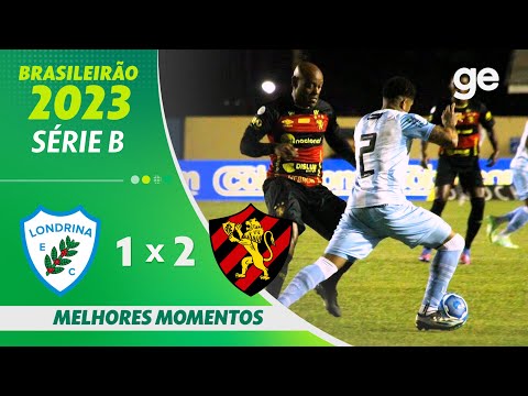 Gols e lances de Londrina x Sport