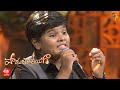 Ninnu Thalachi Song Sarthak Performance Semi Finals Padutha Theeyaga 20th November 2022 ETV