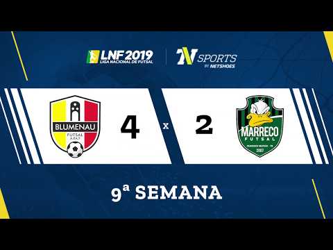 LNF2019 - Gols - 9r - Blumenau 4 x 2 Marreco