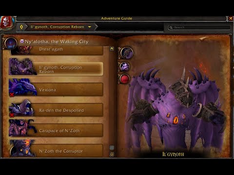 Mythic Il'gynoth, Corruption Reborn Kill, Ny'alotha
