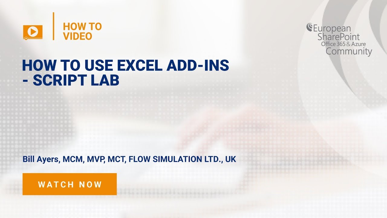 How To use Excel Add-ins - Script Lab How To use Excel Add-ins - Script Lab
