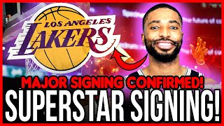 LAKERS SIGN STAR PLAYER! THE LAKERS ARE EVEN STRONGER! TODAY'S LAKERS NEWS