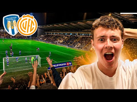 1500 AWAY FANS GO MENTAL as CAMBRIDGE BEAT COLCHESTER!